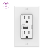 Load image into Gallery viewer, SWIDGET Smart Outlet WITH WI-FI Control &amp; USB Charger
