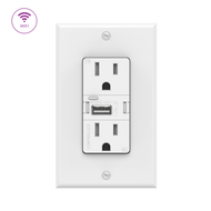 SWIDGET Smart Outlet WITH WI-FI Control & USB Charger