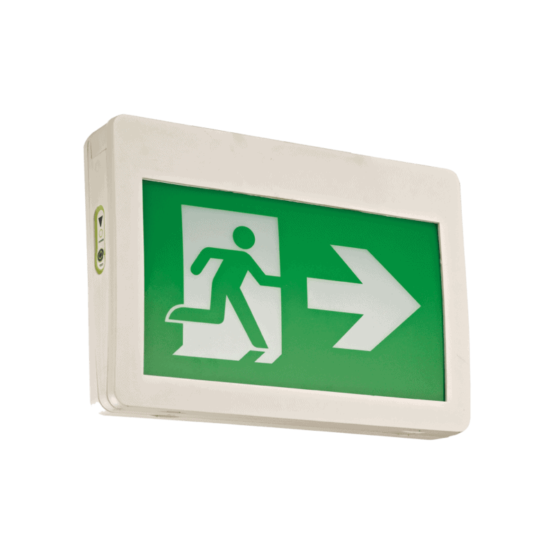 LED Running Man Exit Sign (Thermoplastic)